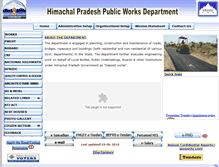 Tablet Screenshot of hppwd.gov.in